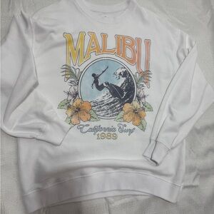 Hollister Malibu surf California 1989 crewneck size small